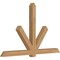 Ekena Millwork Kennewick Timber Gable Bracket, Western Red Cedar, 96"W x 60"H x 5 1/2"D x 5 1/2"F, 15/12 Pitch GBW096X60X0606KEN00SWR - alternate 2
